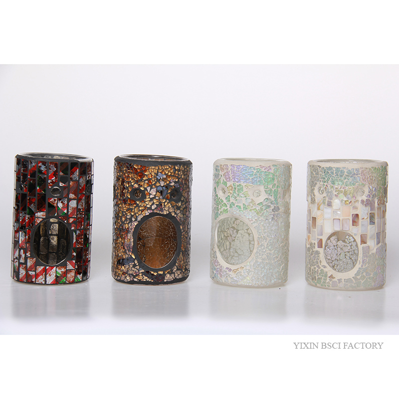 Mosaic Oil Burner Crackle and Pieced Wholesale