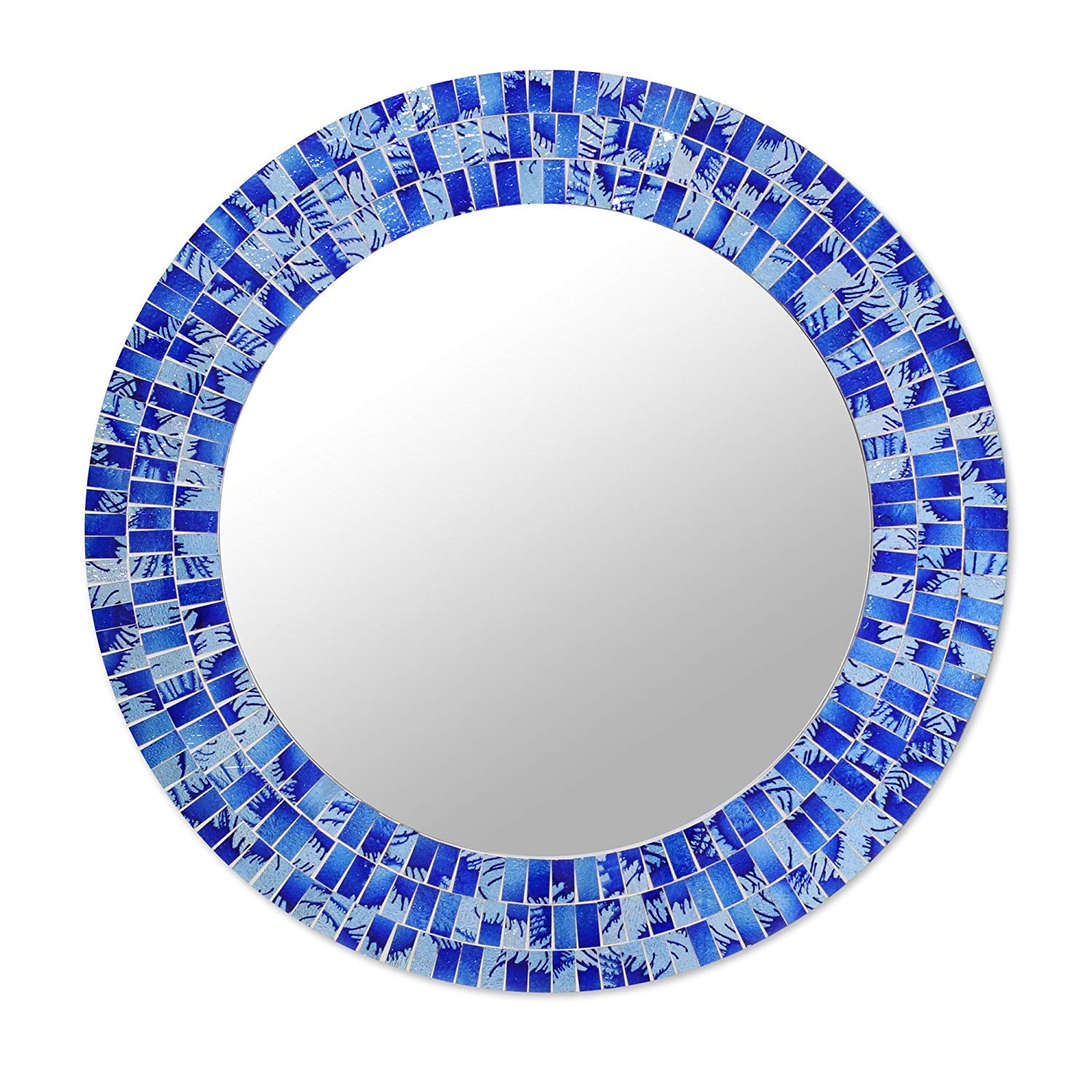 Blue Mosaic Bathroom Mirror Unique Home Decoration Mirrors
