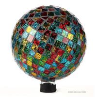 Mosaic Garden Ball Embossed Pattern 10 Inch
