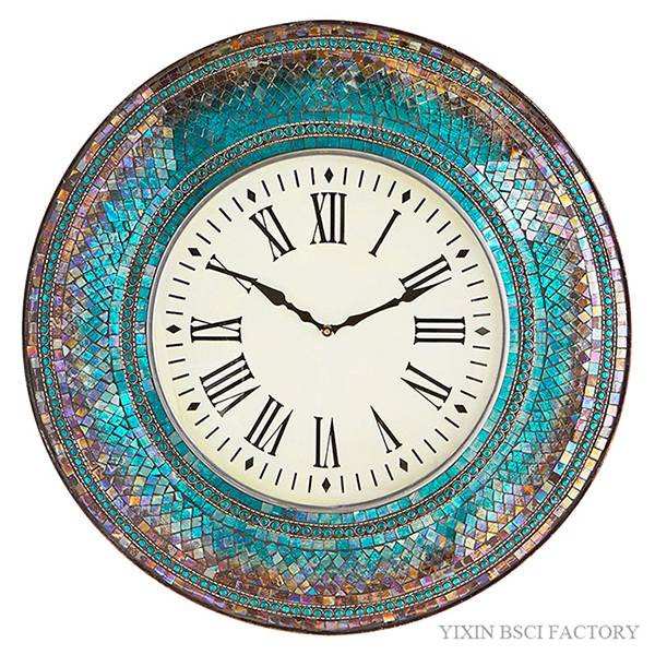 mosaic silent clock