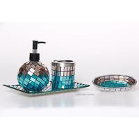 Mosaic Vintage Glass Bathroom Accessories Supplier