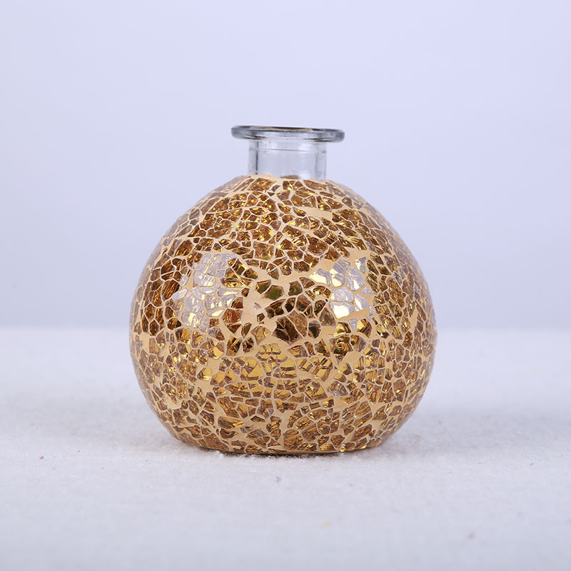 Glass Mosaic Oil Diffuser Gold Color