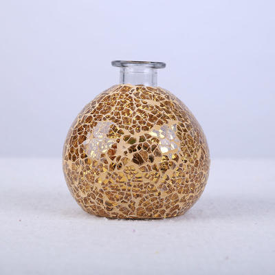 Glass Mosaic Oil Diffuser Gold Color
